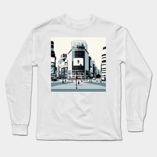 Shibuya Crossing Tokyo Long Sleeve T-Shirt